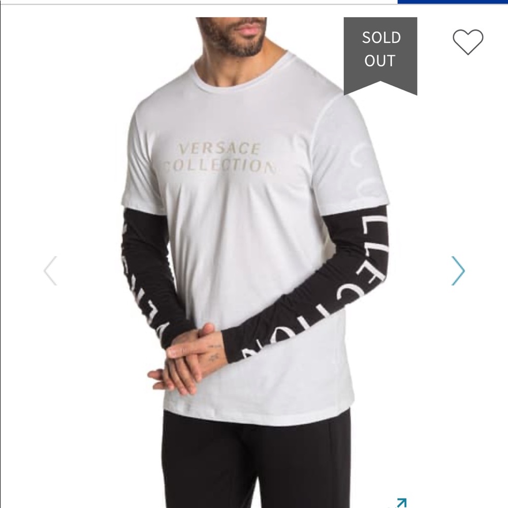 VERSACE COLLECTION LONG SLEEVE TEE